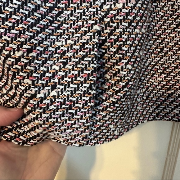 Talbots Pencil Skirt Tweed Pink & Black 6P - Picture 7 of 10